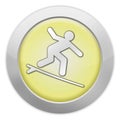 Icon, Button, Pictogram Surfing