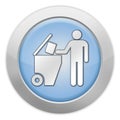 Icon, Button, Pictogram Trash Dumpster