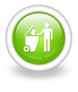 Icon, Button, Pictogram Trash Dumpster