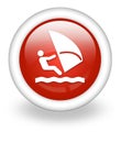 Icon, Button, Pictogram Windsurfing