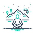 Mix icon for Calm, tranquil and sober