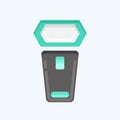 Icon On Camera Lighting. related to Photography symbol. flat style. simple design editable. simple illustration