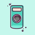 Icon Camera Remote Control. related to Photography symbol. MBE style. simple design editable. simple illustration Royalty Free Stock Photo