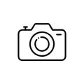 Icon of Camera for Visual Arts Royalty Free Stock Photo
