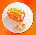 Icon Candy Corn corn grains.