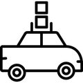 icon of car load full transportion report