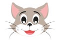 Icon of Cat Face. Animals. Vector Kitty Face