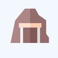 Icon Cave. related to Mining symbol. flat style. simple design editable. simple illustration