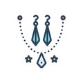 Color illustration icon for Charm, jewellery and ornament