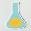 Icon of a chemical test flask