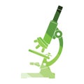 Icon of chemistry microscope