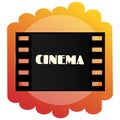 Icon of the cinema. Cinematography and films.