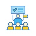 Icon for Classroom Engagement Royalty Free Stock Photo