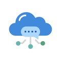 Icon for Cloud Messaging and Networks Royalty Free Stock Photo