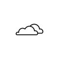 Icon. Clouds. vector illustration