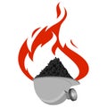 Icon coal industry-5 Royalty Free Stock Photo