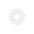 icon colored firework Royalty Free Stock Photo