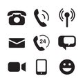 Icon communication, vector Royalty Free Stock Photo