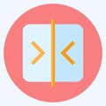 Icon Compare - Flat Style - Simple illustration,Editable stroke