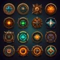 icon compass game ai generated