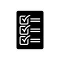 Black solid icon for Compulsory, mandatory and obligatory