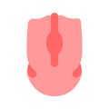 Icon of computer wireless mouse, editable vector Royalty Free Stock Photo