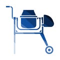 Icon Of Concrete Mixer Royalty Free Stock Photo