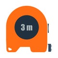 Icon Of Constriction Tape Measure Royalty Free Stock Photo