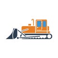 Icon Of Construction Bulldozer