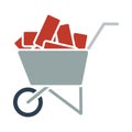 Icon Of Construction Cart Royalty Free Stock Photo