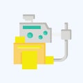 Icon Coolant Leak Diagnosis. related to Car Maintenance symbol. flat style. simple design editable. simple illustration Royalty Free Stock Photo