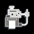 Icon Coolant Leak Diagnosis. related to Car Maintenance symbol. glossy style. simple design editable. simple illustration Royalty Free Stock Photo