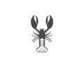 Icon crayfish. Lobster