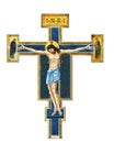 Icon of the crucifixion of Jesus Christ - Illustration Royalty Free Stock Photo