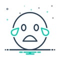 Mix icon for Cry, blubber and weeping