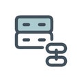 Icon for Data Connectivity Links Royalty Free Stock Photo