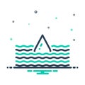 Mix icon for Deep, submerge and water