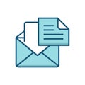 Icon for Email Drafts Royalty Free Stock Photo