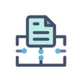 Icon Representing Data Packets for Services Royalty Free Stock Photo