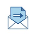 Icon Representing Draft Emails Royalty Free Stock Photo