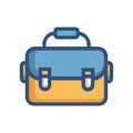 Icon Representing Messenger Bags Royalty Free Stock Photo