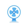 Efficient Bladeless Fan Icon for Air Circulation Royalty Free Stock Photo