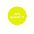 Icon with 10% discounts - illustration Royalty Free Stock Photo