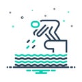 Mix icon for Dive, plunge and jump