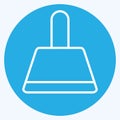 Icon Dustpan. related to Cleaning symbol. blue eyes style. simple design editable. simple illustration