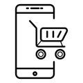 Icon e commerce, buying phone
