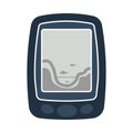 Icon Of Echo Sounder Royalty Free Stock Photo