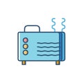 Icon of Electric Pool Heater for Private Pools Royalty Free Stock Photo