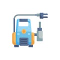 Icon of Electric Pressure Washer for Home Care Royalty Free Stock Photo