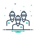 Mix icon for Engineers, machinist and contractors